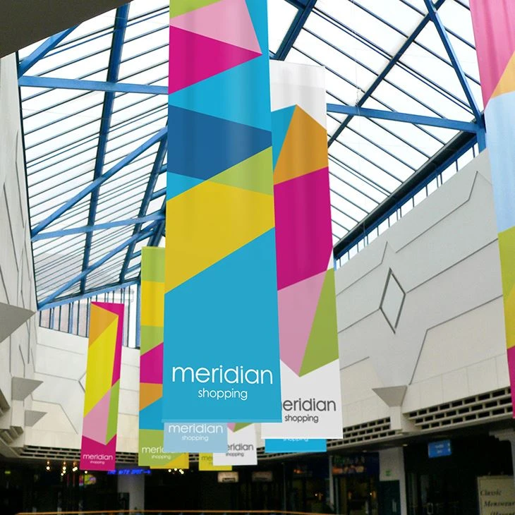 Dye Sublimation 110gsm Chij Npuag Banner